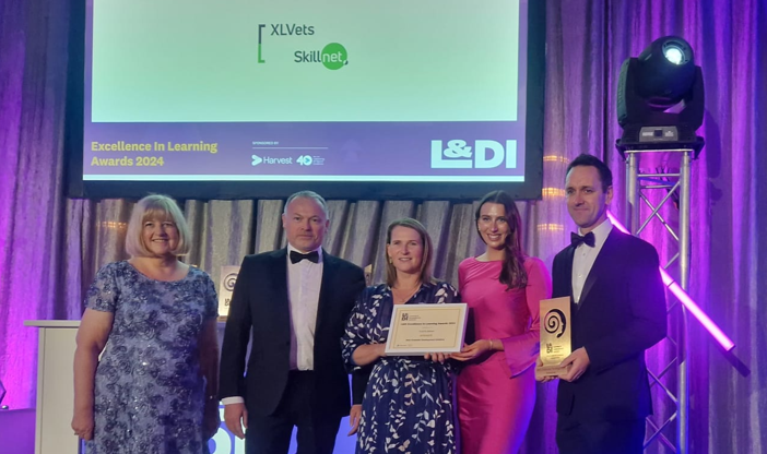 XLVets Skillnet Wins Best Graduate Development Initiative at the 2024 Excellence in Learning Awards